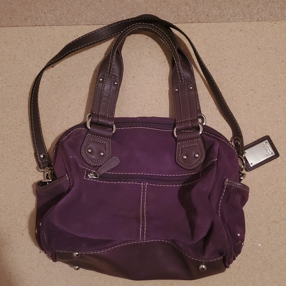 Tignanello Suede Satchel